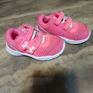 Pink Toddler Under Armour Shoes